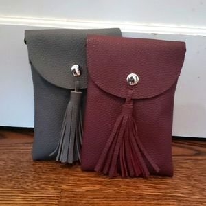 2 Tassel Phone Crossbody Bags